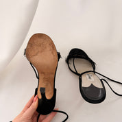 Vintage Jimmy Choo Feather Heels