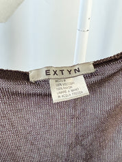 Extyn 2000s Brown Sequin Betty Boop Tank Top - S