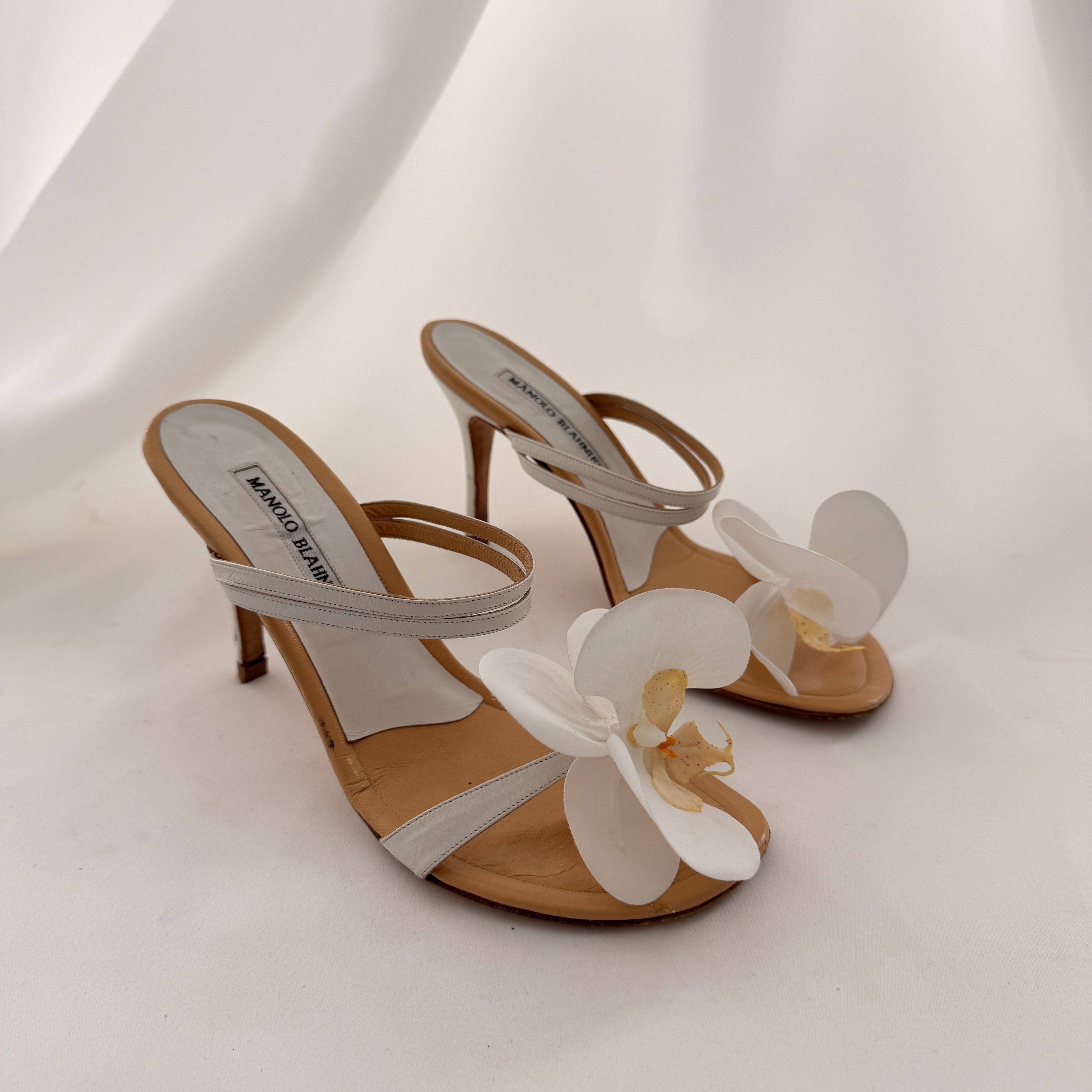 Manolo Blahnik Reworked Orchid Heels