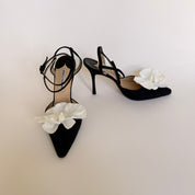 Manolo Blahnik Reworked Black Orchid Pumps - EU 39.5 / US 8.5