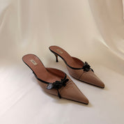 Prada Mules with Floral Detail - EU 39