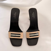 Vintage Gucci Logo Mules