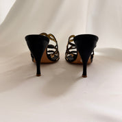 Fendi Sandali Paillettes Sequin Mules - EU 37.5 / US 7
