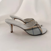 Burberry Plaid Mules