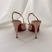 Vintage Christian Louboutin Lace Up Slingbacks