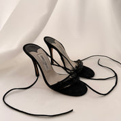 Vintage Jimmy Choo Feather Heels