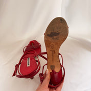 Manolo Blahnik Reworked Cherry Heels - EU 40