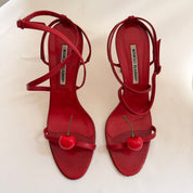 Manolo Blahnik Reworked Cherry Heels - EU 40