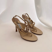 Embellished Jimmy Choo Sandals - EU 38.5