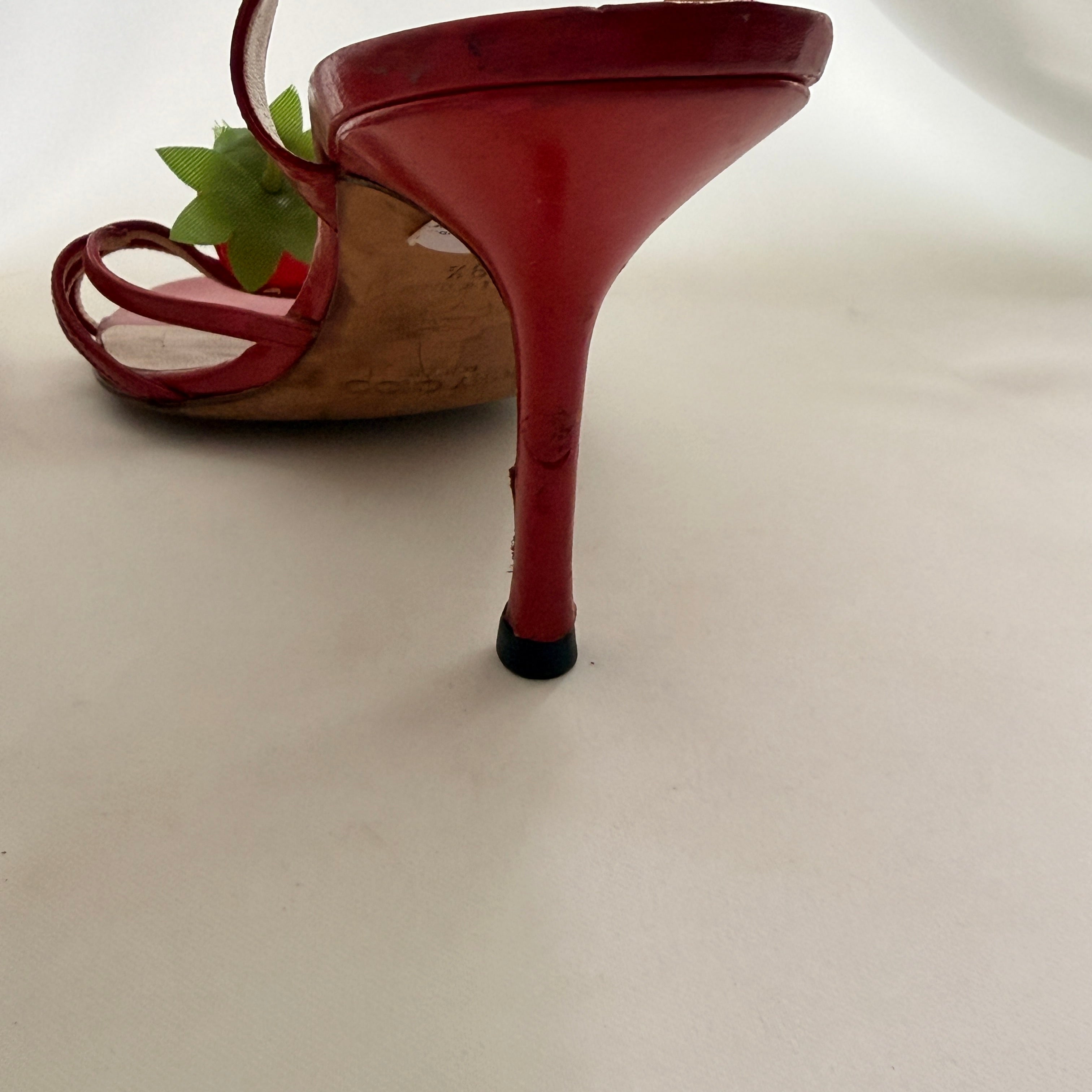 Jimmy Choo Reworked Strawberry Heels - EU 39.5