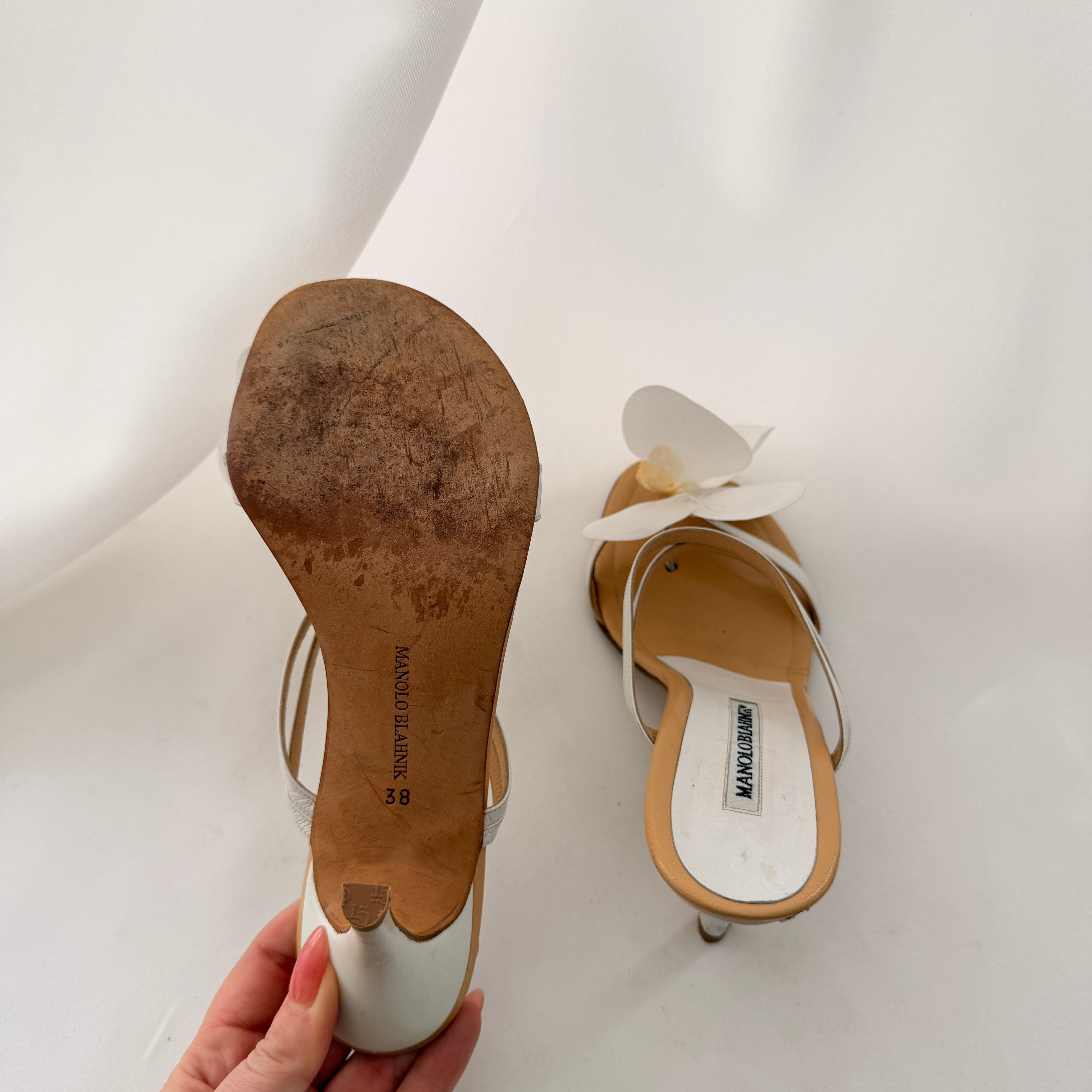 Manolo Blahnik Reworked Orchid Heels