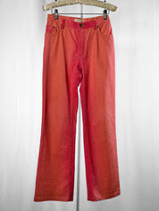 Roberto Cavalli 2001 Pink Ombré Glitter Denim Top & Jeans Set - Top S-M / Jeans W24