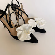 Manolo Blahnik Reworked Black Orchid Pumps - EU 39.5 / US 8.5