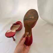 Jimmy Choo Reworked Chilli Embellished Mules - 39.5