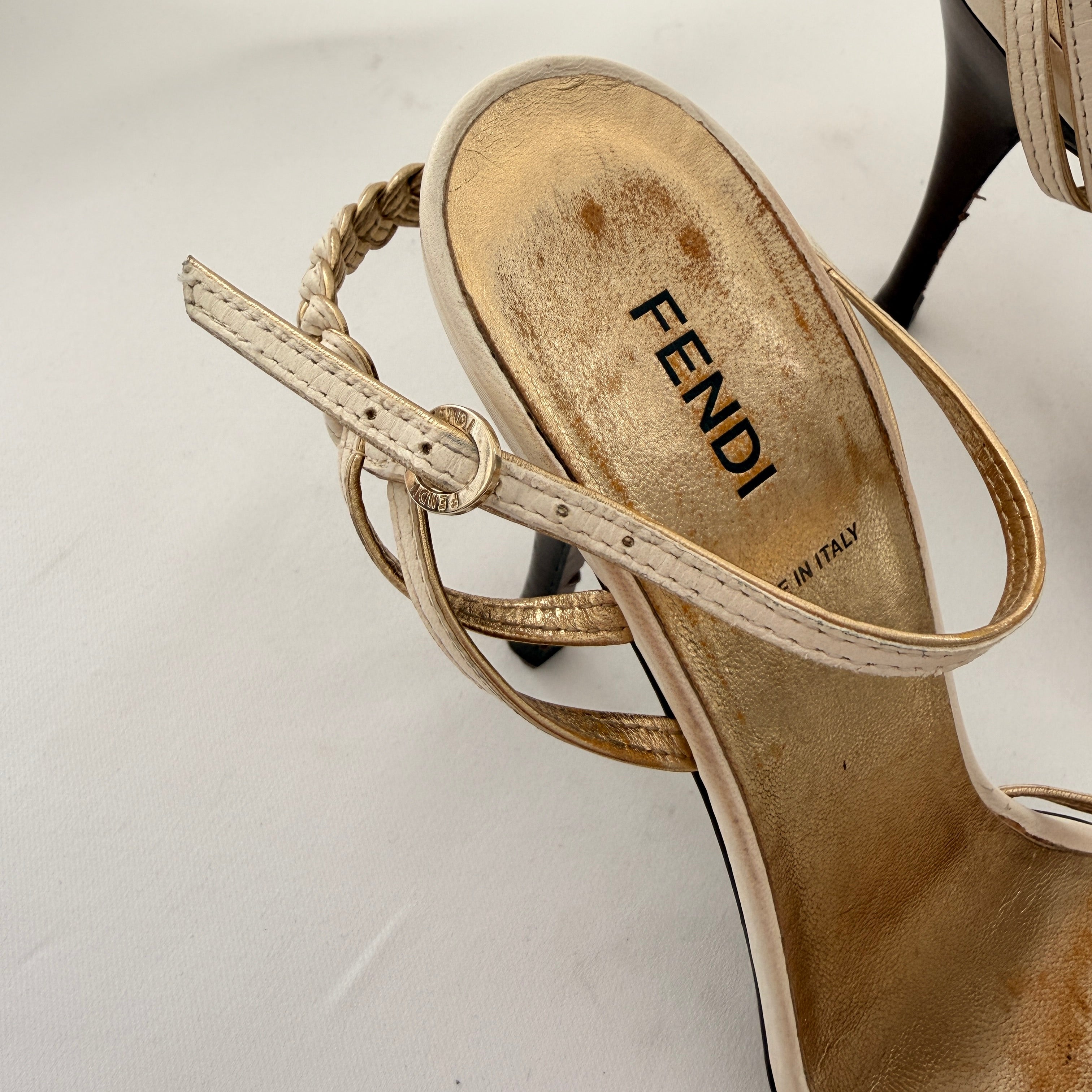Vintage Fendi Braided Sandals - EU 39