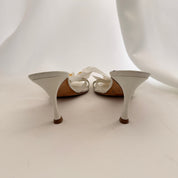 Manolo Blahnik Reworked Orchid Mules - EU 40