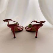 Jimmy Choo Reworked Strawberry Heels - EU 39.5