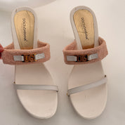 Vintage Dolce & Gabbana Terry Cloth Mules