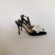 Manolo Blahnik Reworked Black Orchid Pumps - EU 39.5 / US 8.5