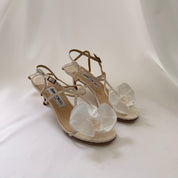 Jimmy Choo Reworked Orchid Sandals Ivory - 36