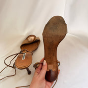 Manolo Blahnik Reworked Seashell Heels - EU 40