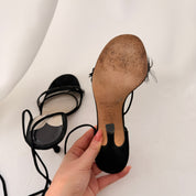 Vintage Jimmy Choo Feather Heels
