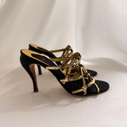 Fendi Sandali Paillettes Sequin Mules - EU 37.5 / US 7