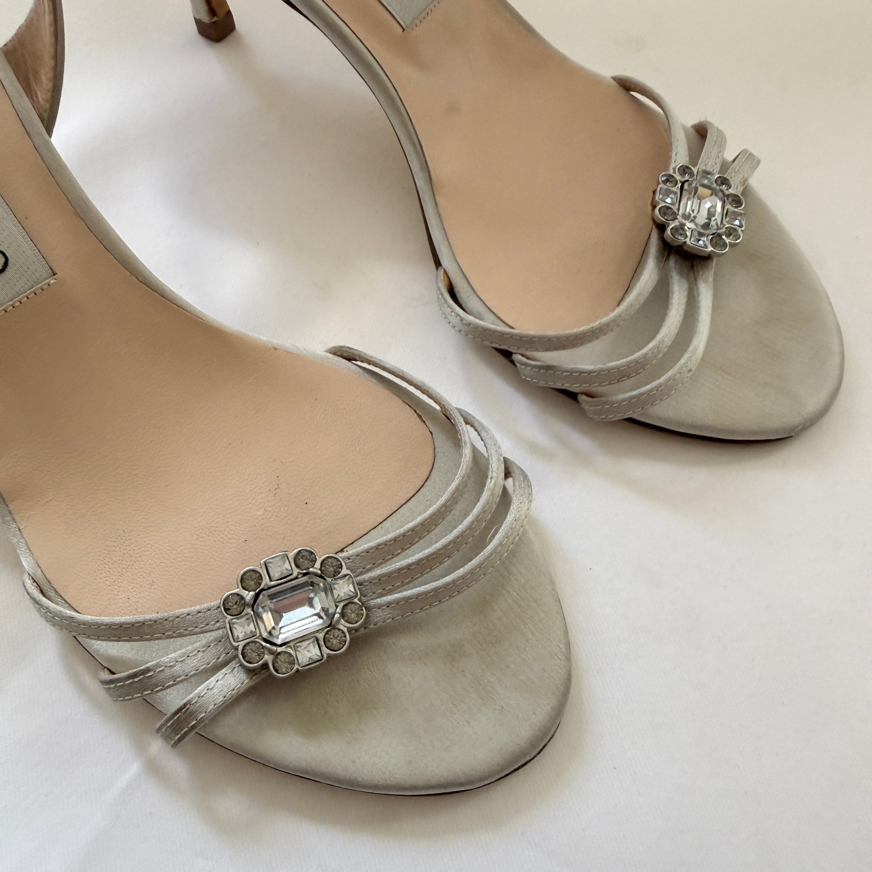 Jimmy Choo Diamante Heels - EU 38.5