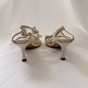 Jimmy Choo Reworked Orchid Sandals Ivory - 36