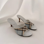 Burberry Plaid Mules