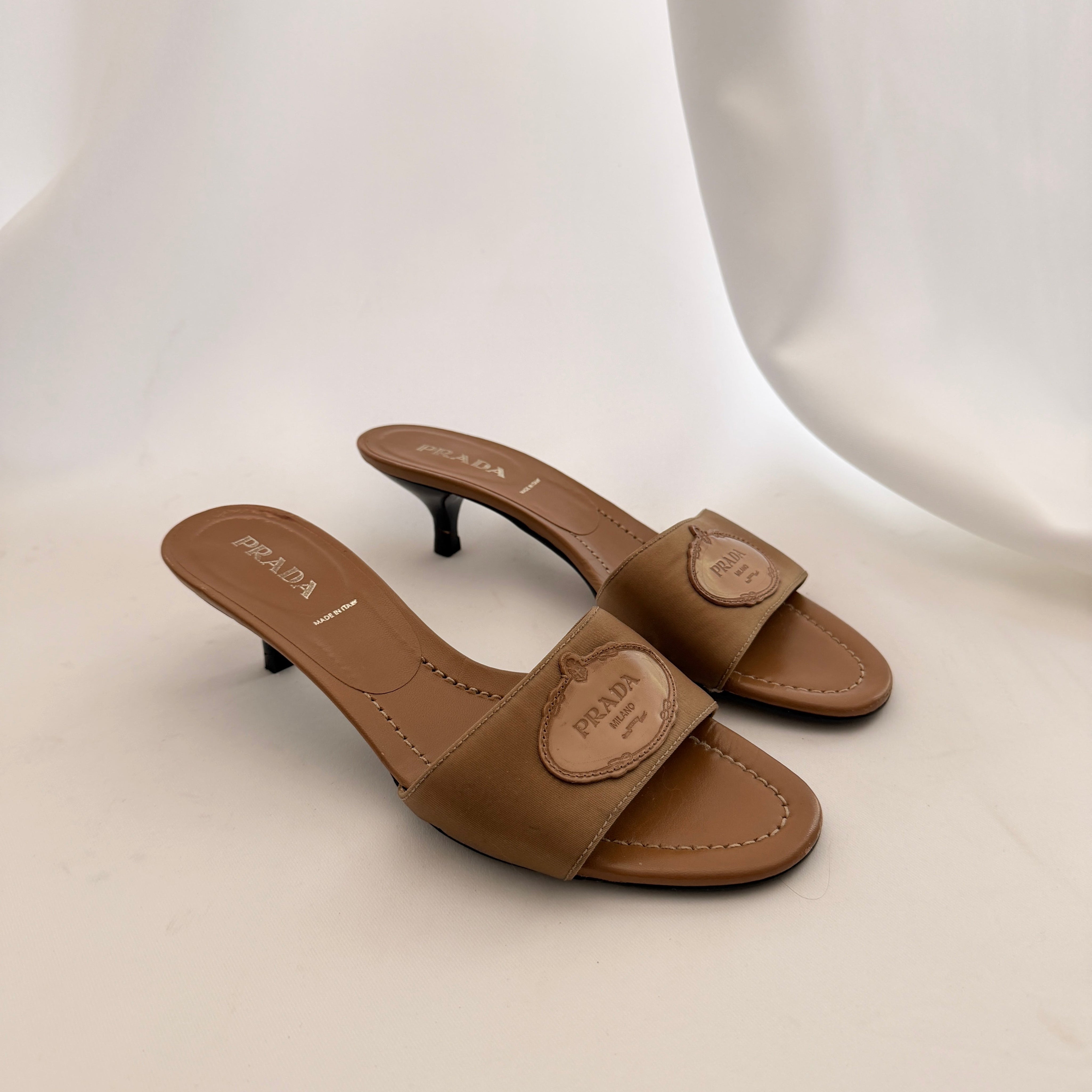 Prada Logo Sandals - EU 37