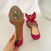 Prada Reworked Orchid Mules - 38