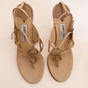 Embellished Jimmy Choo Sandals - EU 38.5