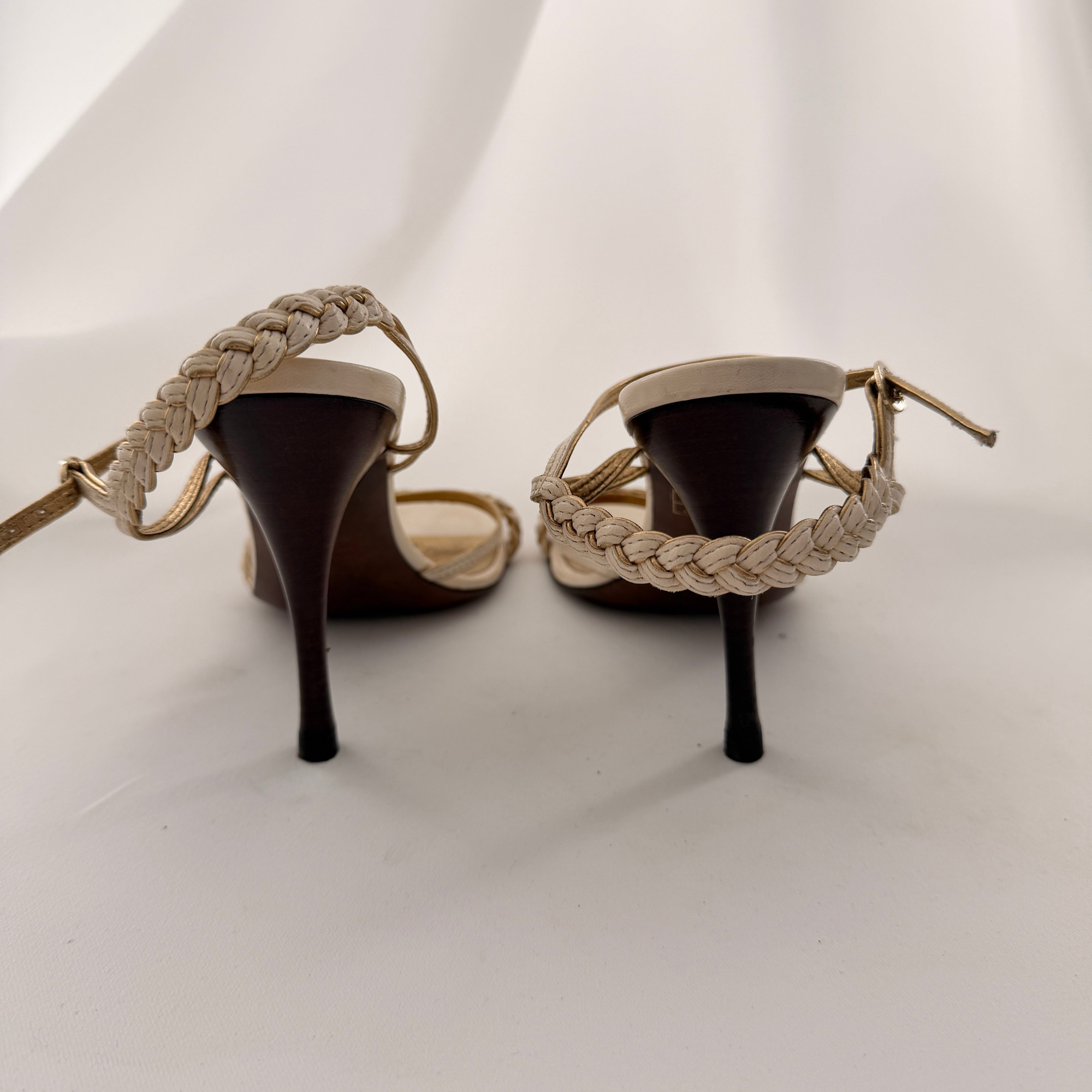 Vintage Fendi Braided Sandals - EU 39