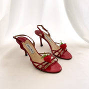Jimmy Choo Reworked Strawberry Heels - EU 39.5