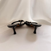 Manolo Blahnik Tortoiseshell Buckle Mules - EU 40