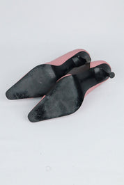 Krystel France 2000s Pink and Brown Pointed Heels - EU 37