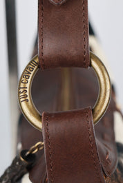 Just Cavalli 2000s Cowhair Shoulder Bag