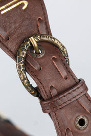 Just Cavalli 2000s Cowhair Shoulder Bag