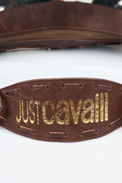 Just Cavalli 2000s Cowhair Shoulder Bag