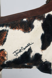 Just Cavalli 2000s Cowhair Shoulder Bag