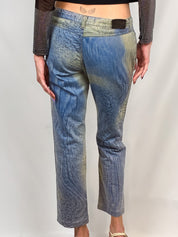 Just Cavalli SS2002 Croc Jeans - W31