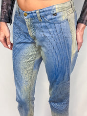 Just Cavalli SS2002 Croc Jeans - W31