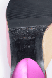 Miu Miu 2003 Lightning Bolt Leather Kitten Heels