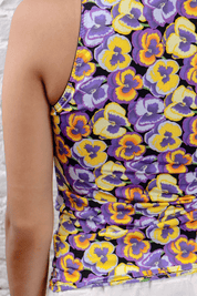 Dolce & Gabbana Underwear Purple and Yellow Floral Print