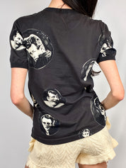 Dolce & Gabbana James Dean Print Black Tee - S/M