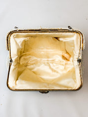 1950s Handmade French Beaded Evening Bag