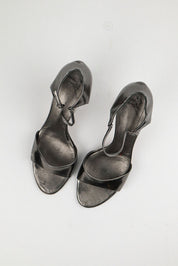 Giuseppe Zanotti 2000s Silver Cone Heels - EU 40.5