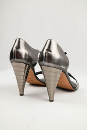 Giuseppe Zanotti 2000s Silver Cone Heels - EU 40.5