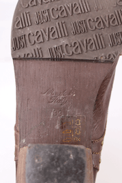 Just Cavalli Leather Cowboy Boots